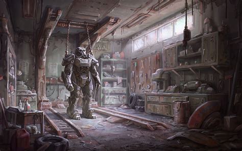 Fallout, Fallout 4, Concept Art, Video Games, Brotherhood Of Steel ...