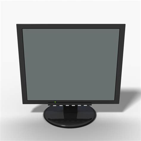 3d model pc monitor lcd