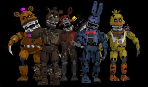 Fnaf 4 Nightmares by FNAFWORLDASK on DeviantArt