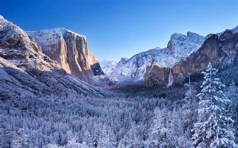 Yosemite National Park Winter 4K Wallpapers | HD Wallpapers | ID #19770