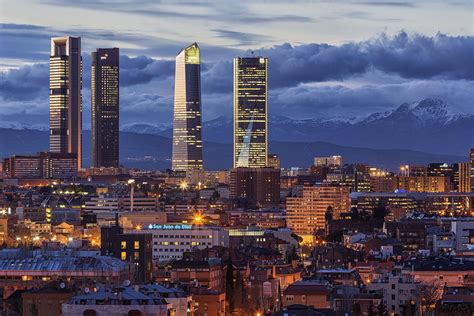 Madrid skyline (II) | Madrid skyline, Skyline, Madrid spain