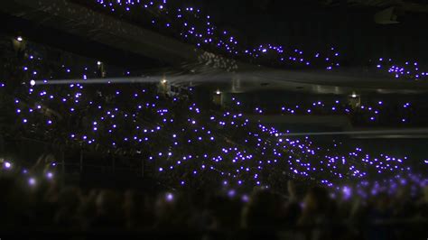 Nighttime Stadium Performance: Crowd Waving Stock Footage SBV-308073910 ...