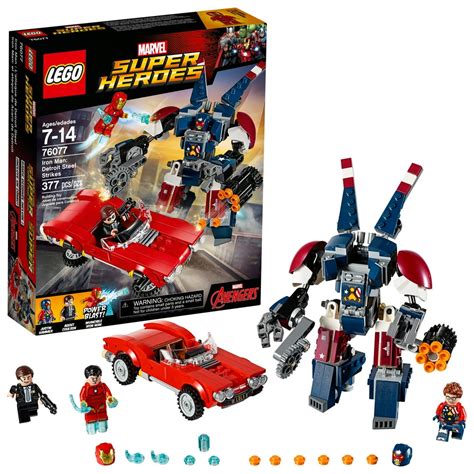 LEGO Super Heroes Iron Man: Detroit Steel Strikes 76077 - Walmart.com ...