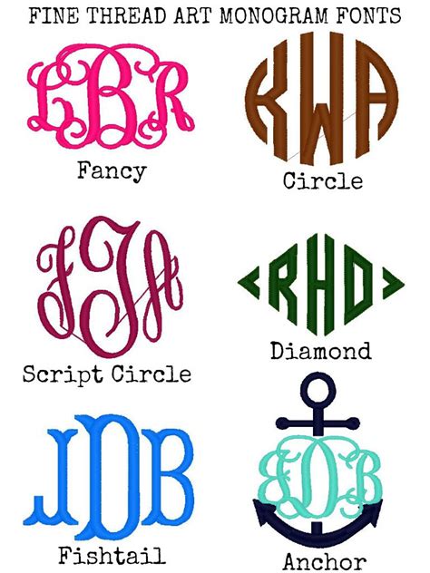 10 Printable Free Monogram Fonts Images - Free Printable Monograms ...