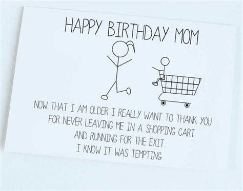 I showed my mom this and she cracked up! | Mom birthday funny, Birthday ...