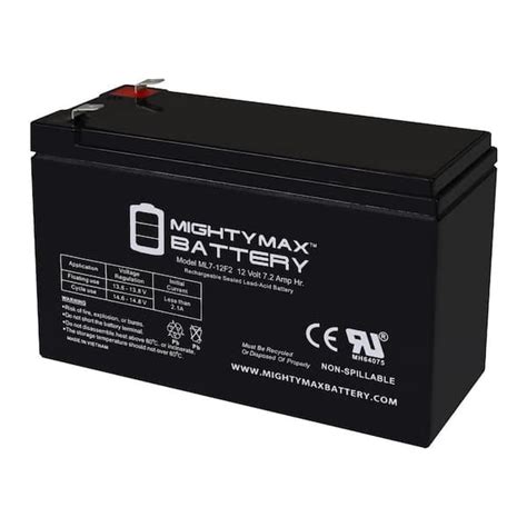 MIGHTY MAX BATTERY 12V 7Ah F2 Replacement Battery for Razor Dirt Bike ...