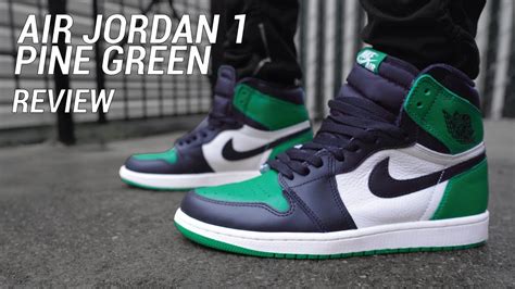 Air Jordan 1 Pine Green Review & On Feet - YouTube