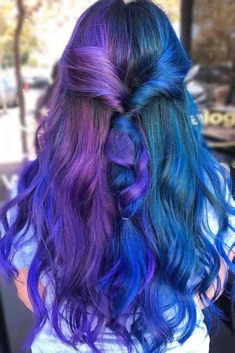 40 Top Photos Blue And Purple Hair Styles / 30 Pretty Blue Hairstyles ...