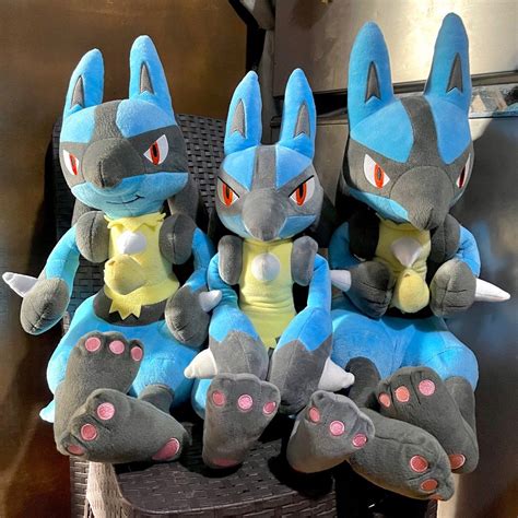 LUCARIO LARGE PLUSH on Carousell