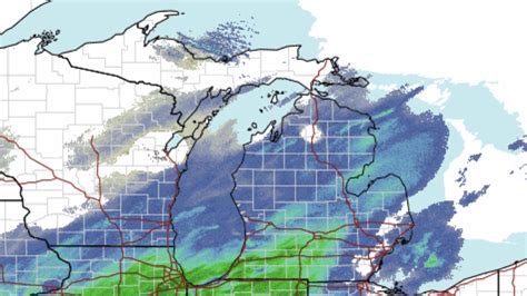 Michigan live weather radar, traffic updates for winter storm