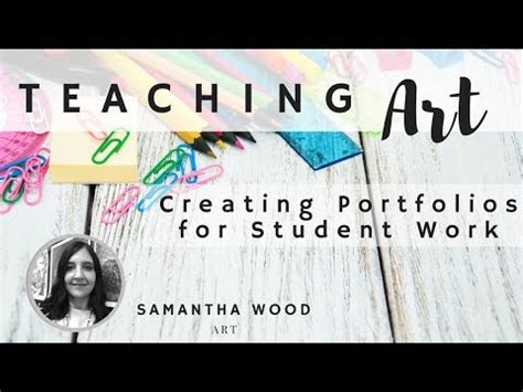 Teacher Tip#1: Creating Student Art Portfolios - YouTube