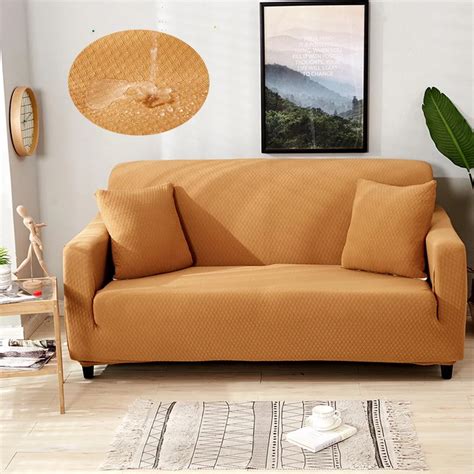 Waterproof and Oil Proof Anti pet Sofa Cover Couch Covers Solid Color ...