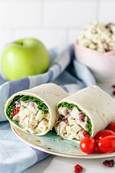 Chicken Salad Wraps {Ritz Carlton Chicken Salad} - Goodie Godmother