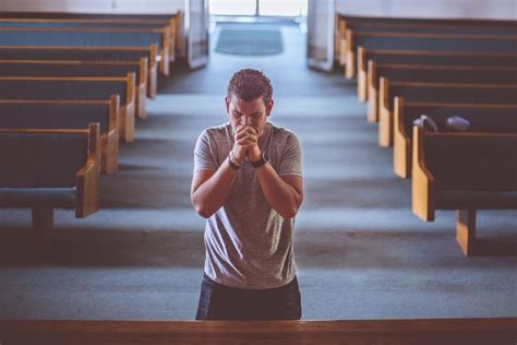 Free Stock Photo of Man Praying in Church | Download Free Images and ...