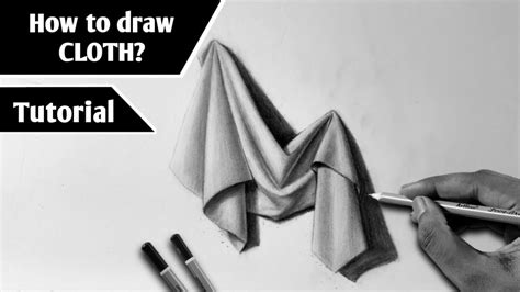 How to Draw and Shade Cloth | Tutorial for Beginners - YouTube