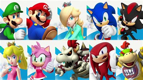 Mario and Sonic at the Rio 2016 Olympic Games (Wii U) - All Characters ...