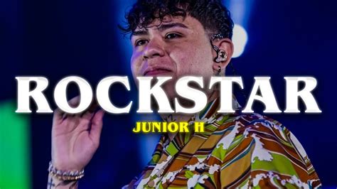 Junior H - ROCKSTAR (LETRA) - YouTube