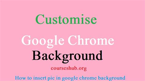 custom google background - Free Online Courses Hub