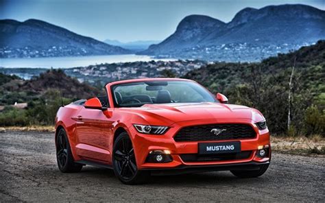 Download wallpapers Ford Mustang Convertible, supercars, muscle cars ...