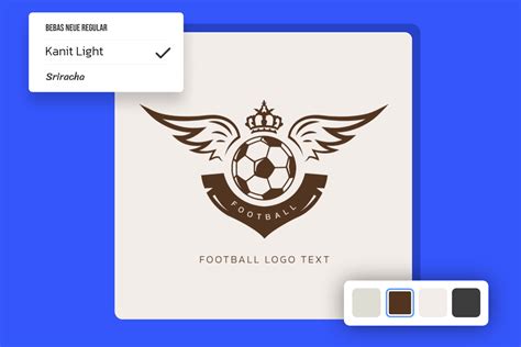 Online Football Logo Maker: Custom Football Logo Templates Fotor ...