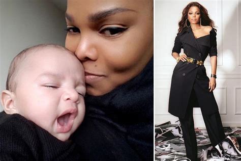 Janet Jackson shares first picture of her adorable baby son Eissa as ...