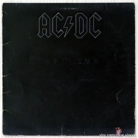 AC/DC ‎– Back In Black (1980) Vinyl, LP, Album – Voluptuous Vinyl Records