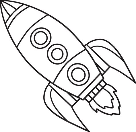 Rocket Ship Drawing