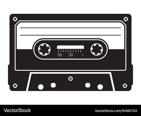 Cassette tape Royalty Free Vector Image - VectorStock