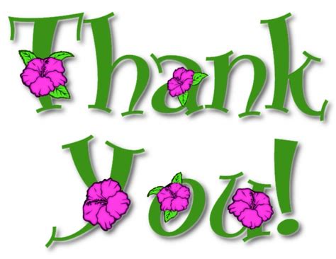 Thank You Flowers Clip Art - ClipArt Best