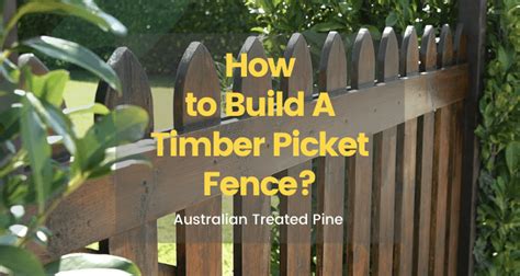 How To Build A Picket Fence