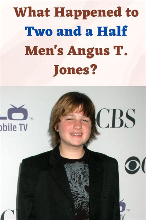 What happened to two and a half men s angus t jones – Artofit