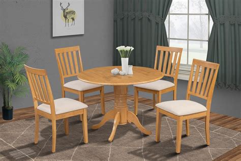 Small Round Kitchen Table Set For 4 : Kitchen Table Chairs Round Dining ...