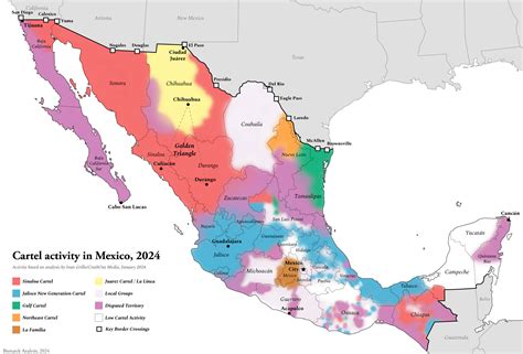 Map of Drug Cartels in Mexico 2024 - Brilliant Maps