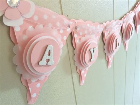 Pink Baby Banner Pink Baby Shower Banner by BeantownBabyShop