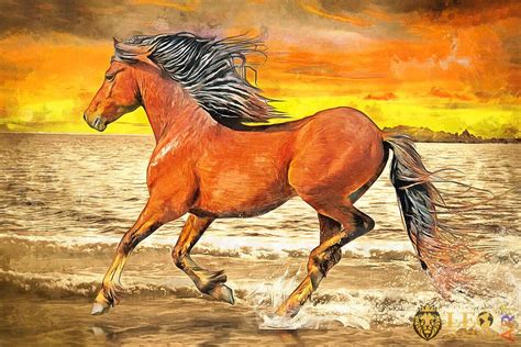 Fascinating Paintings of Beautiful Horses | LeoSystem.art