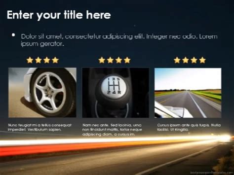 Road trip PowerPoint template - FREE!