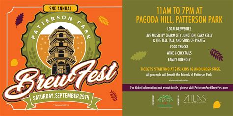 2nd Annual Patterson Park Brew Fest, Baltimore MD - Sep 29, 2018 - 12:00 PM