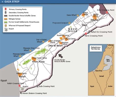 Gaza E.R. ~ Map: In and Out of Gaza | Wide Angle | PBS