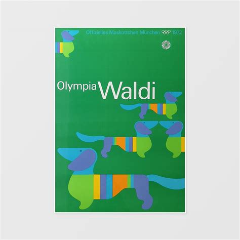 1972 Munich Olympics | Waldi Poster