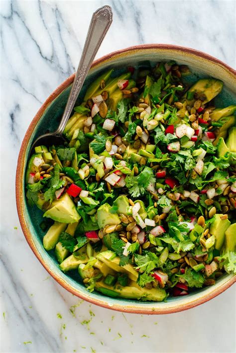 Fresh Herbed Avocado Salad Recipe - Cookie and Kate