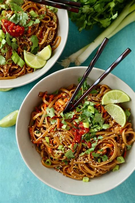 20 Minute Spicy Thai Noodles - The Chunky Chef