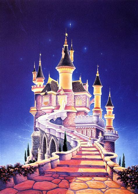 Castles & Chateaus by Randy Souders | Castle painting, Disney castle ...