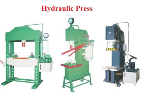 Hydraulic Press Machine - A Simple Working Principle