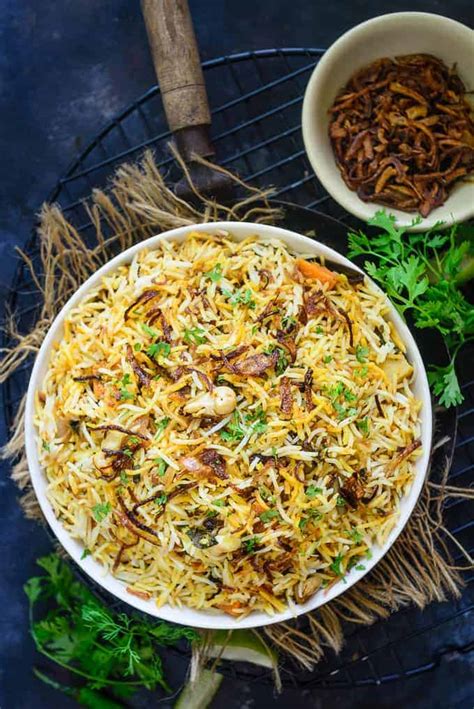 Traditional Hyderabadi Veg Biryani Recipe + Video - Whiskaffair