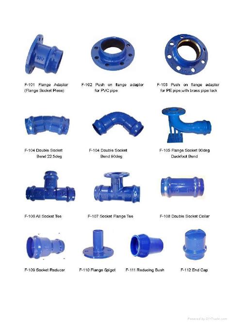 Flanged & Socketed Ductile Iron Fittings for PVC Pipe - BS En 545 and ...