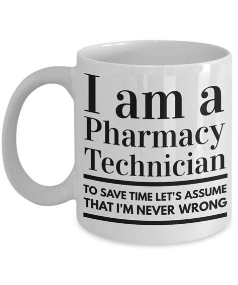 Pharmacy Technician Mug Pharmacy Technician Gifts I Am A - Etsy