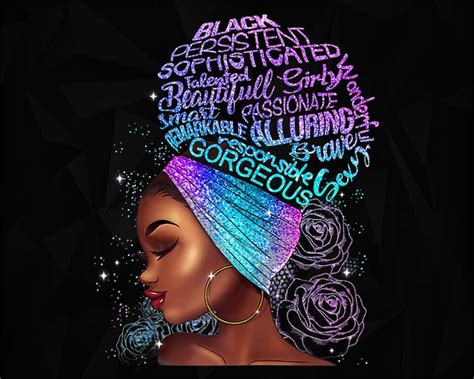 Black Women Strong Black Girl Melanin png Black Queen png | Etsy