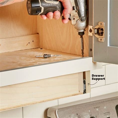 How to Build an Under-Cabinet Drawer (DIY) | Family Handyman