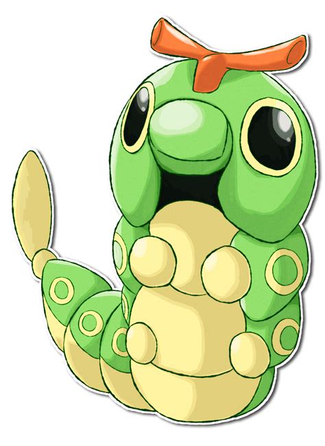 010 Caterpie | My pokemon, Pokemon, Anime