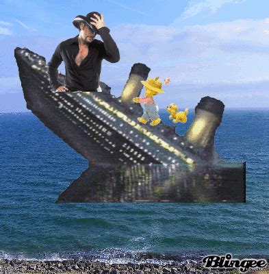 Sinking Titanic Animation